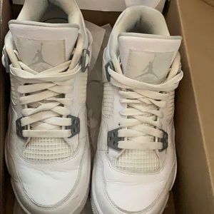 Jordan All White ‘Pure Money’ Retro 4’s